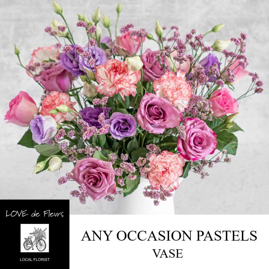 ANY OCCASION FLOWERS in PASTELS