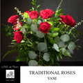 TRADITIONAL VASE of ROSES