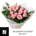 TRADITIONAL BOUQUET of ROSES